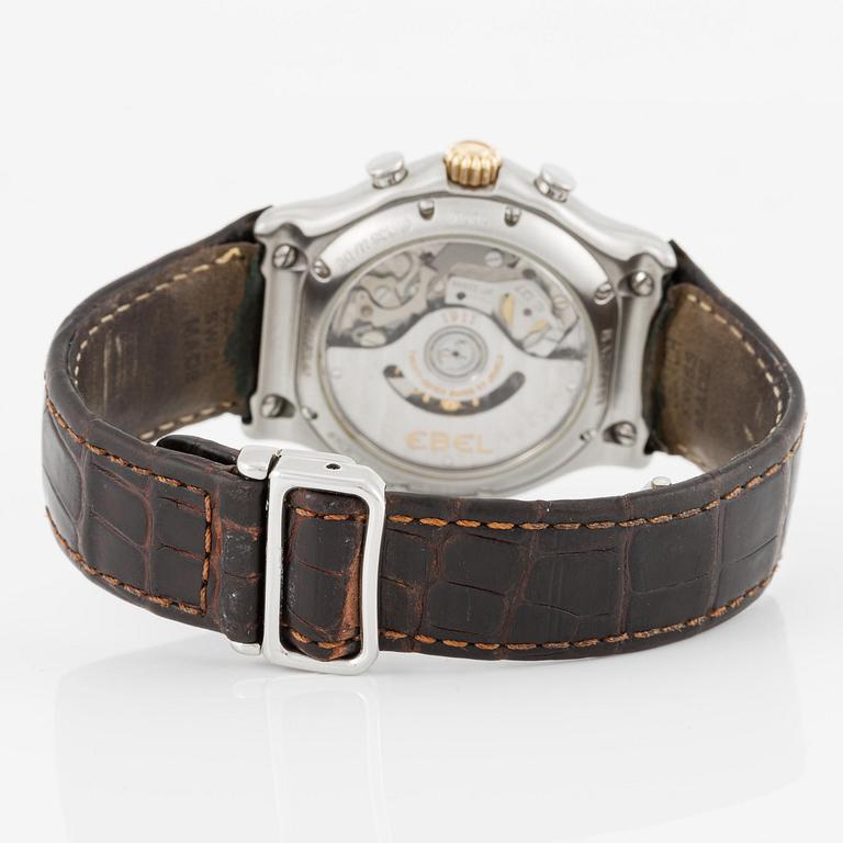 Ebel, 1911, kronograf, wristwatch, 40 mm.