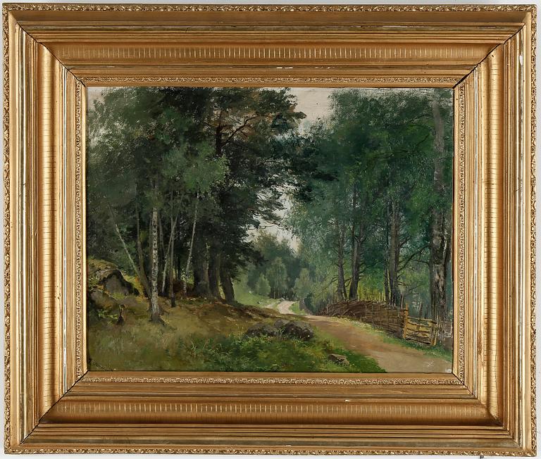 JOSEFINA HOLMLUND, olja på duk, signerad.
