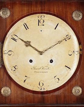 VÄGGPENDYL, sengustaviansk, urtavlan märkt Jacob Kock, verksam 1762-1803 i Stockholm.