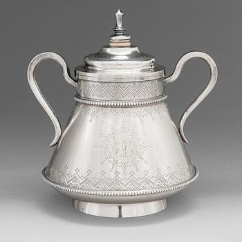 Stefan Wäkevä, Sockerskål, silver, S:t Petersburg, Ryssland 1888.