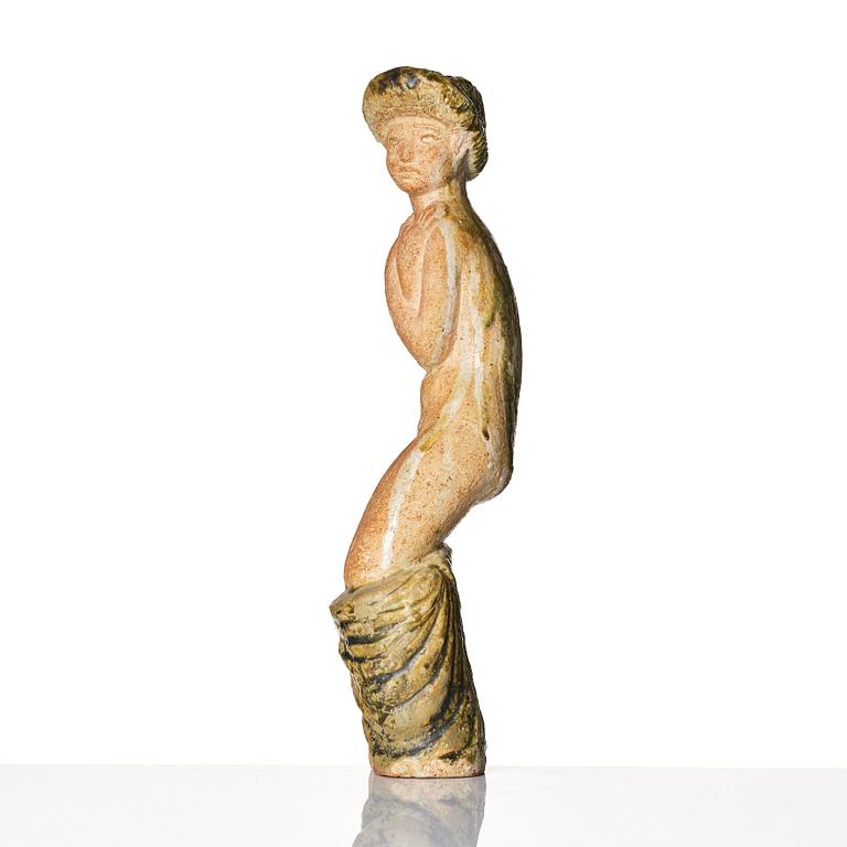 Mari Simmulson, a chamotte stoneware sculpture, Gustavsberg studio, Sweden 1947.