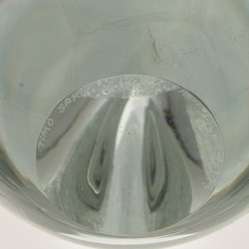 TIMO SARPANEVA, TAIDELASI, "Claritas", signeerattu Timo Sarpaneva Iittala 1984  C1302.