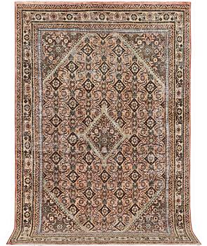 A Persian carpet, vintage design, approx. 295 x 191 cm.