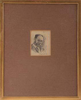 Nils Kreuger, teckning.