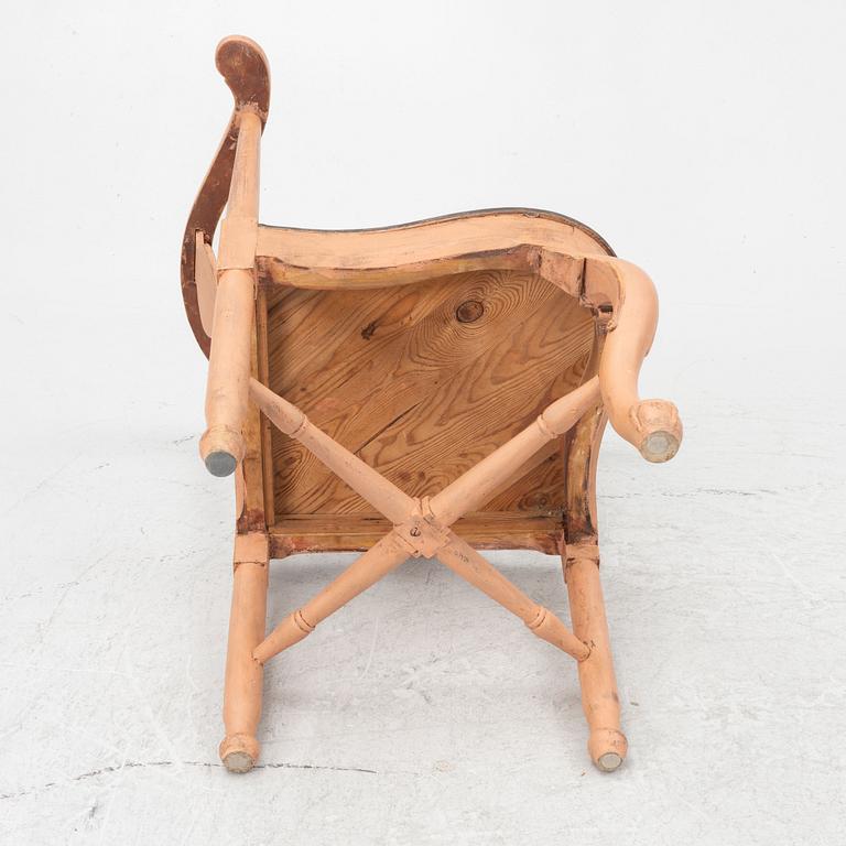 Puderstol, rokokostil, 1900-tal.