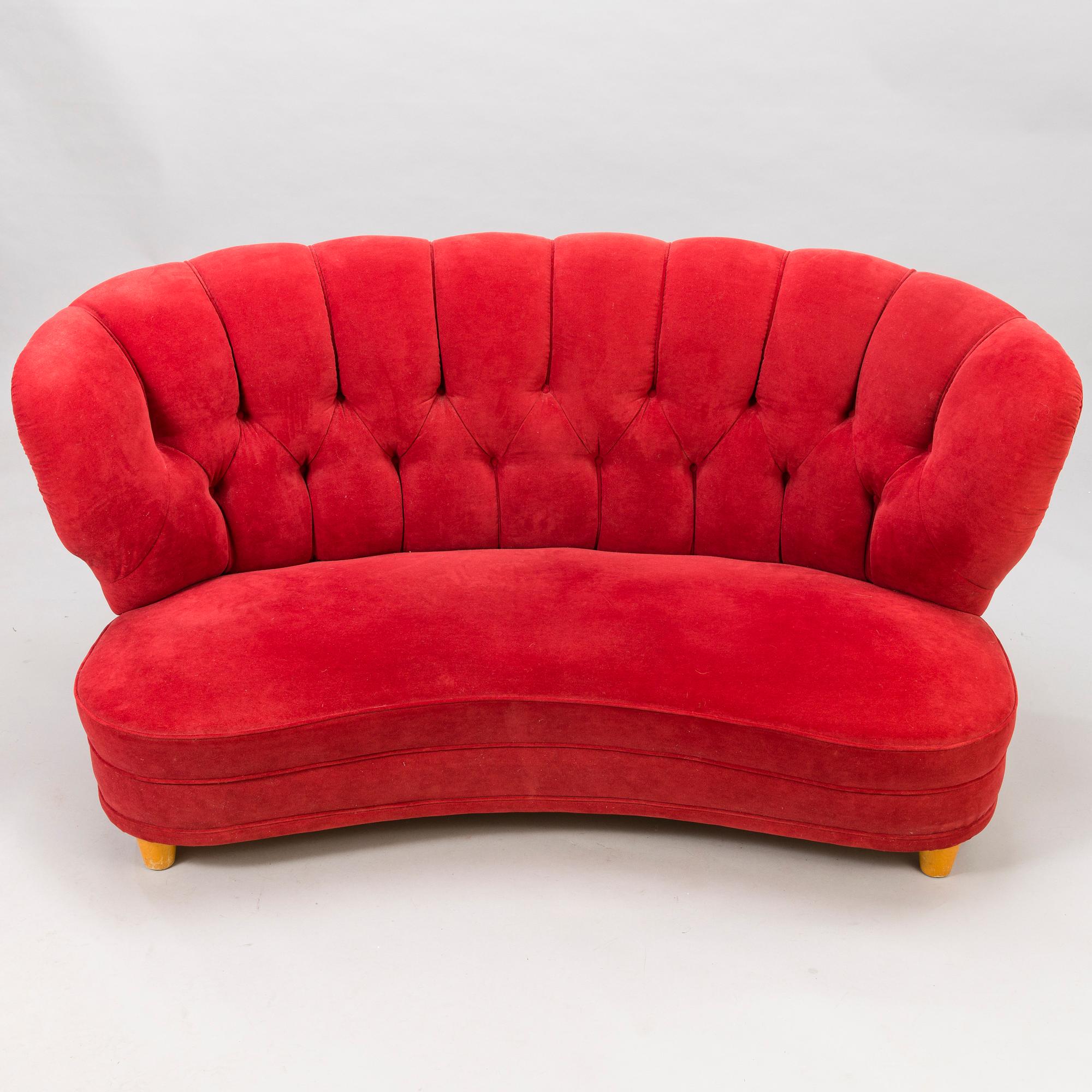 A mid-20th century sofa.