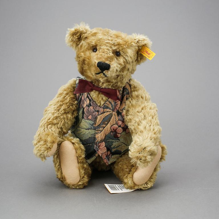 DOCKOR / MJUKDJUR, 9 st,  bl a Mecki och Micki, Steiff, 1900-talets andra hälft samt slut.