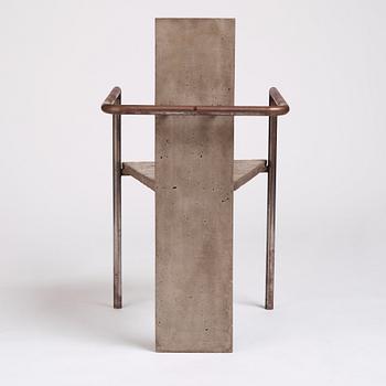 Jonas Bohlin, "Concrete", karmstol, ed. 35/100, Källemo, Värnamo 1981.