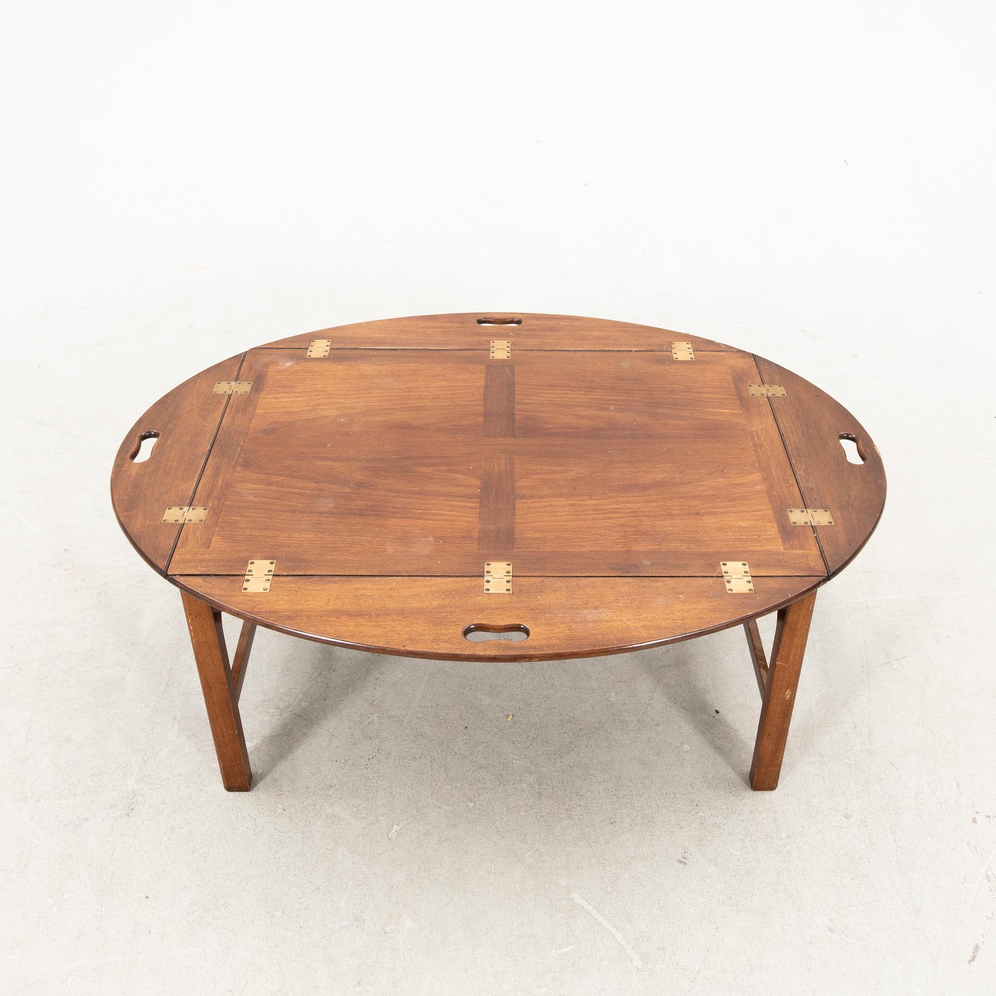 Soffbord, Butlers tray, 1900-talets andra hälft.