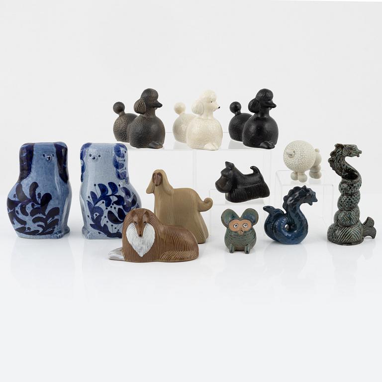 Lisa Larson, parti om tolv figuriner , Gustavsberg.