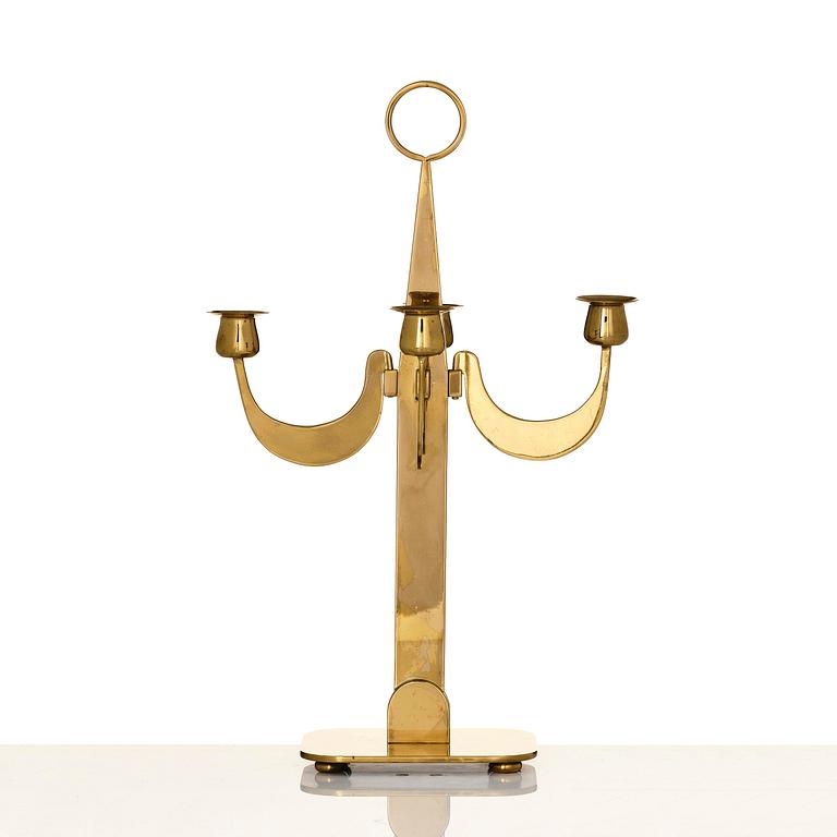 Josef Frank, a rare candelabra model 2663, Firma Svenskt Tenn, Stockholm, 1950s.