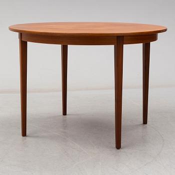 A 1950s/1960s teak table.