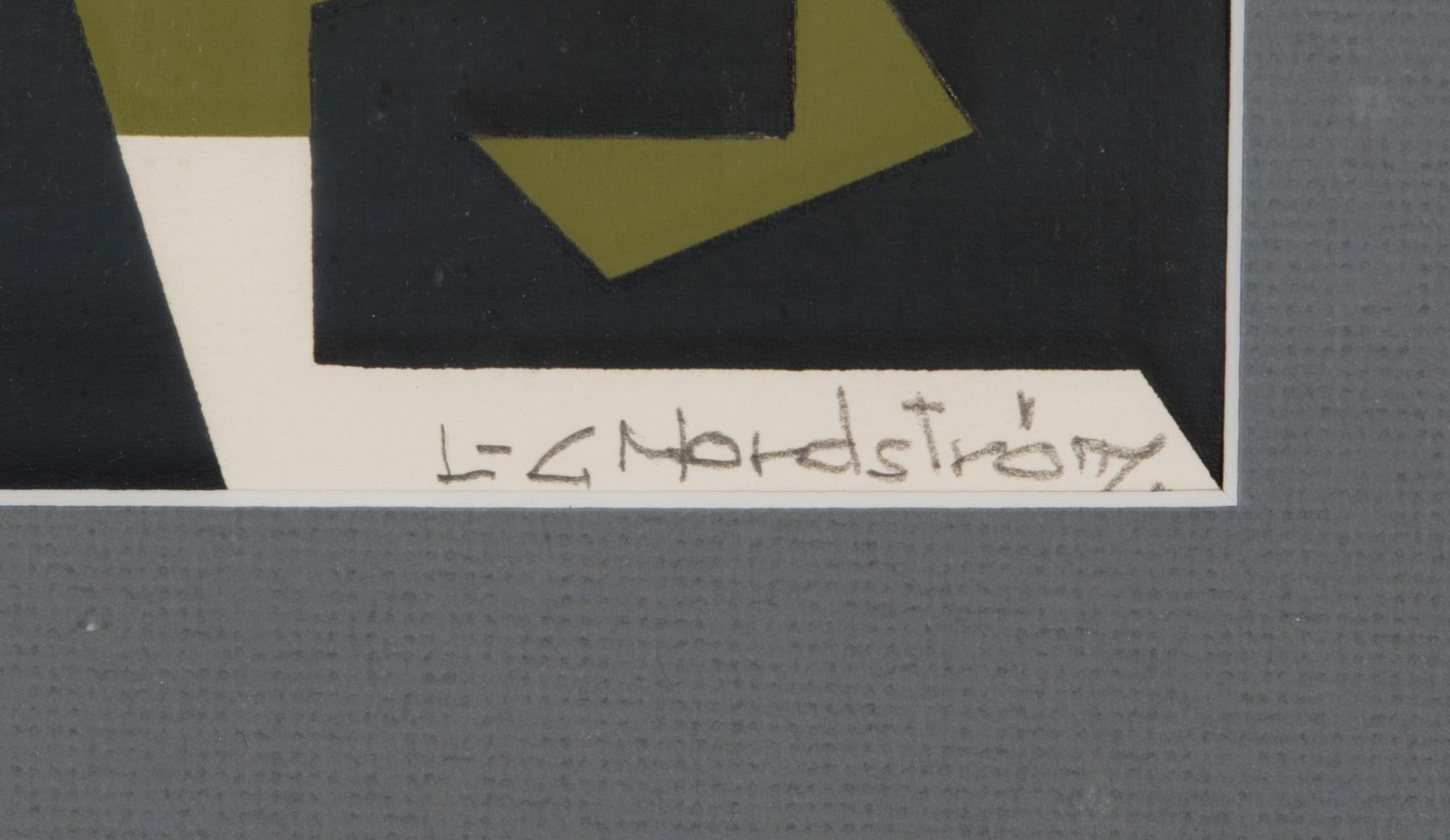 LARS-GUNNAR NORDSTRÖM, lithograph, signed EA.
