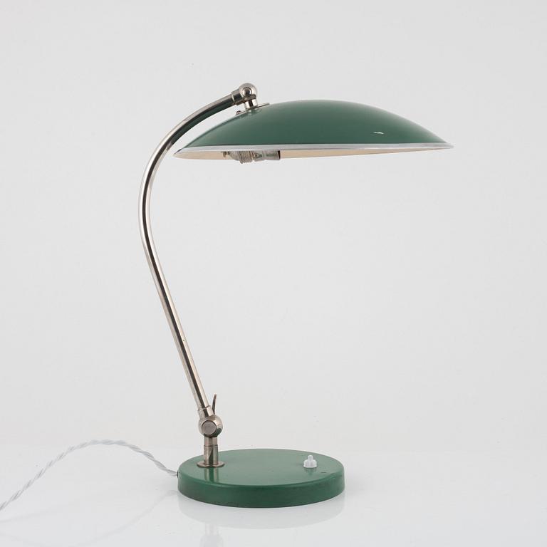 Harald Notini, a table lamp, model "15266", Arvid Böhlmarks Lampfabrik, 1940s.