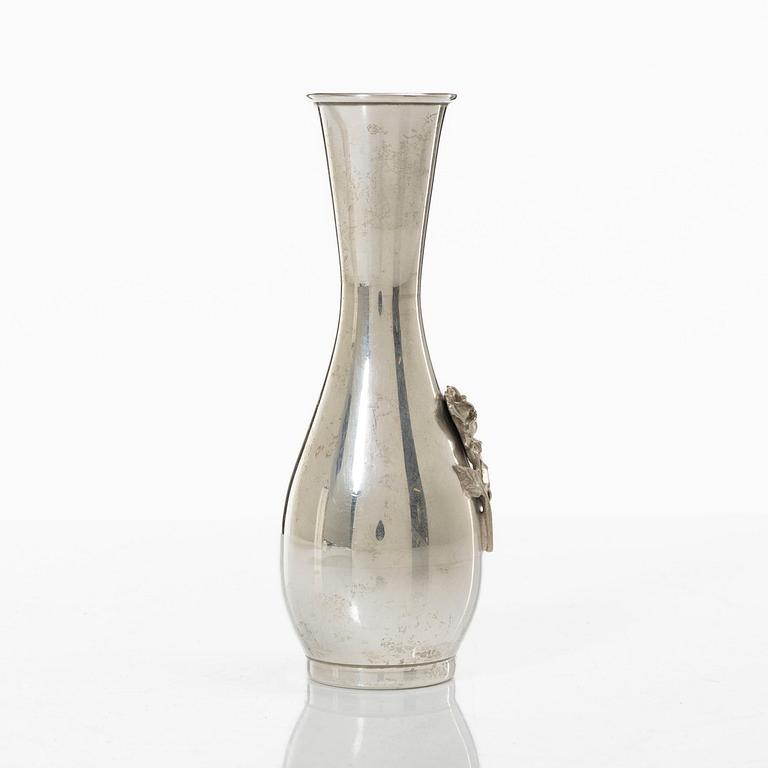 Small vase, sterling silver, 20th century.