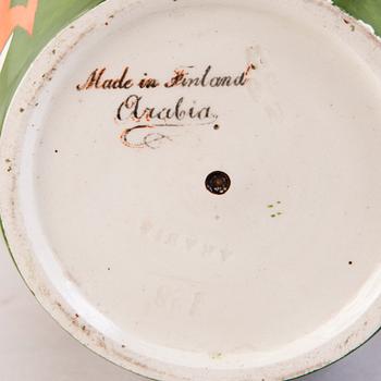 A 1900-1917 ceramic vase for Arabia, Finland.