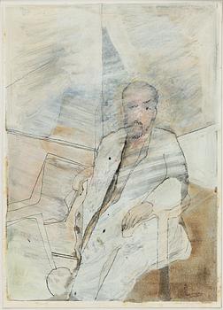 Gunnar Larson, Self-portrait.