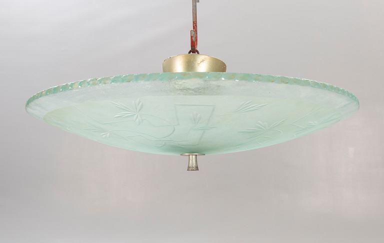 A 1930s ceiling lamp.