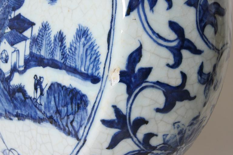 PILGRIMSKRUS, porslin, Kina, 1800-tal.