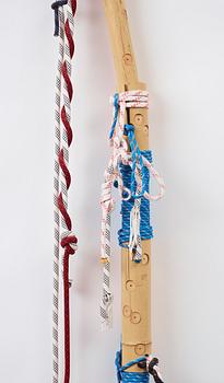 Tobias Madison & Kasper Muller, bamboo, ropes. Executed in 2010.