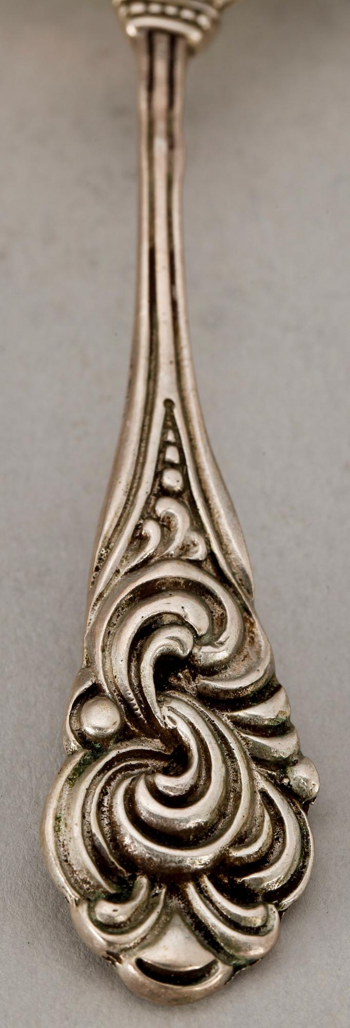 PARTI SILVER, mest Sverige, 1800-1900-tal. Tot vikt ca 1300 g.