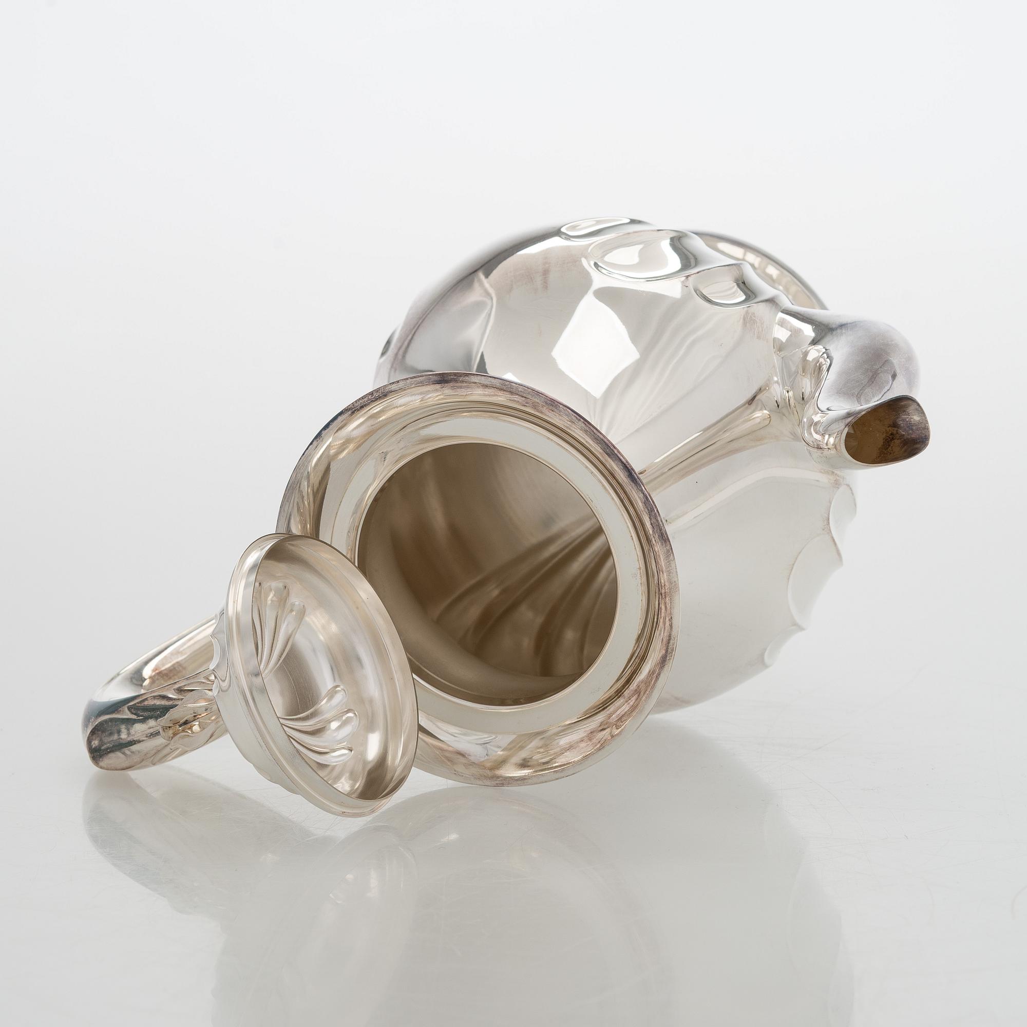 Kahvikannu, hopea, Kultakeskus Tavastehus, 1992.