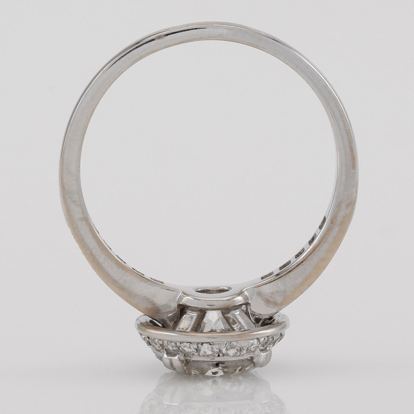 RING, 18K vitguld och diamanter tot ca 1.55 ct.