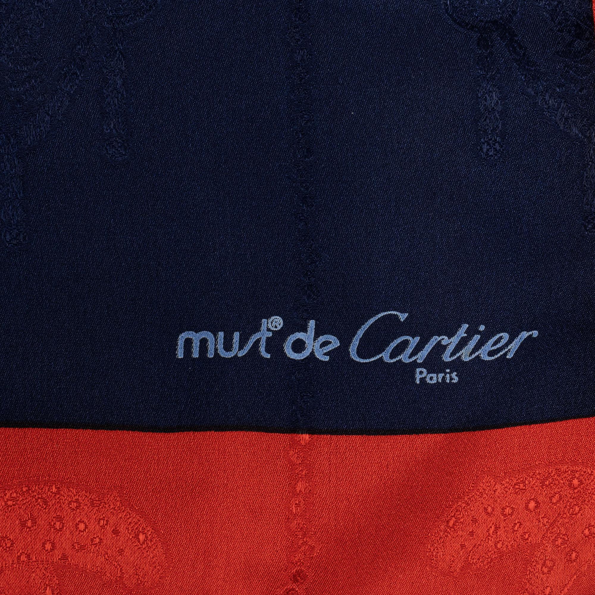 Cartier, scarf.