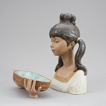 FIGUR, porslin, Lladro, 1900-talets andra hälft.