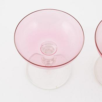 Champagnekupor, 6 st, 1900-tales första hälft.