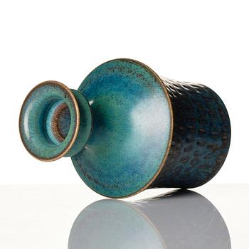 Stig Lindberg, a stoneware vase, Gustavsberg Studio, 1963.