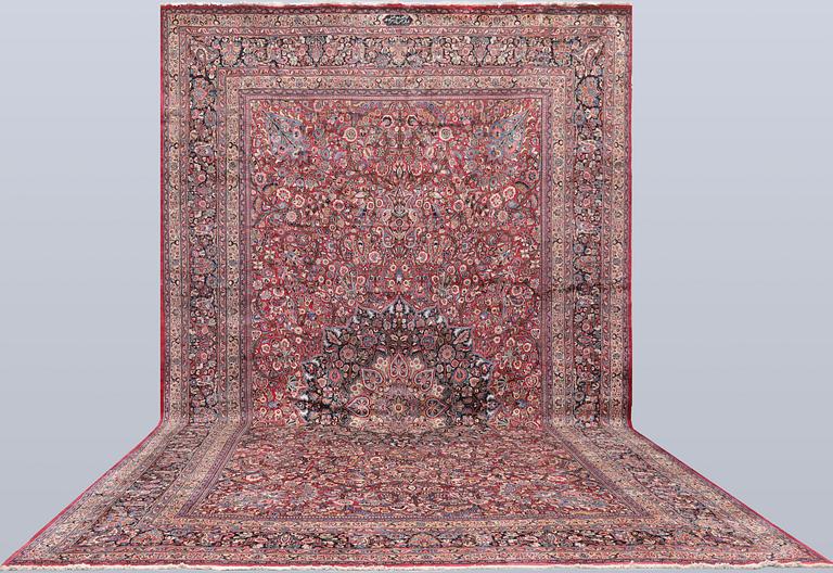 Carpet, Antique Dorokhsh (Khorasan), Signed, 636 x 377 cm.