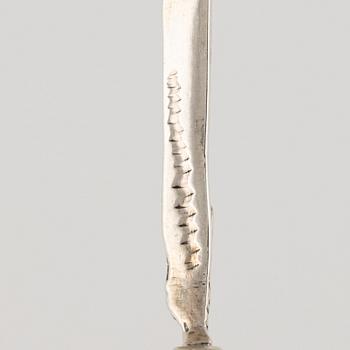 Two Silver Spoons, including Holland 1847.