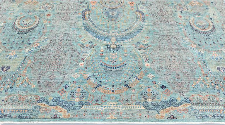 Matta, Ziegler design, s.k. "Mamluk", ca 366 x 269 cm.