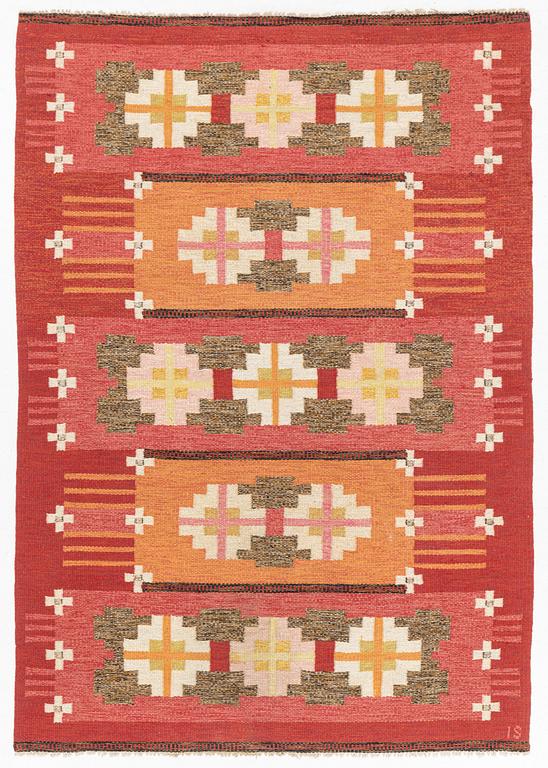 Ingegerd Silow, rug, röllakan, approx. 234 x 162 cm.