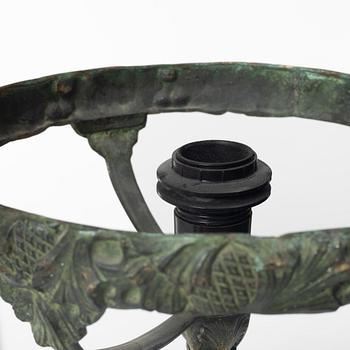 Table lamp, Jugend, Böhlmarks, 1907-24.