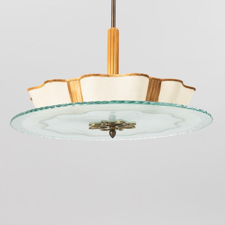 A ceiling lamp, 1930's.