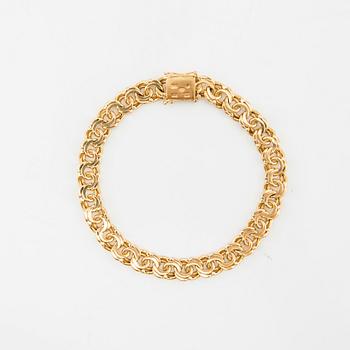 Bracelet Bismarck link 18K gold, Stockholm 1949.