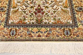Carpet, Kayseri, silk, 166 x 114 cm.