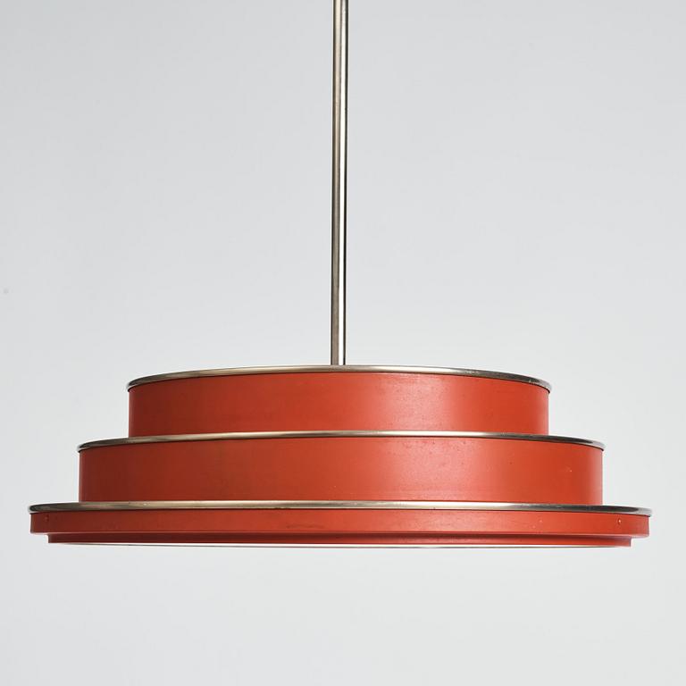 Erik Tidstrand, a ceiling lamp, model "28307", Nordiska Kompaniet, 1930s.