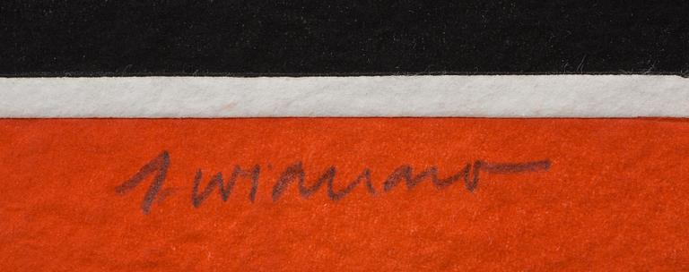JAMES COIGNARD,  carborundumetsning, signerad och numrerad 45/60.