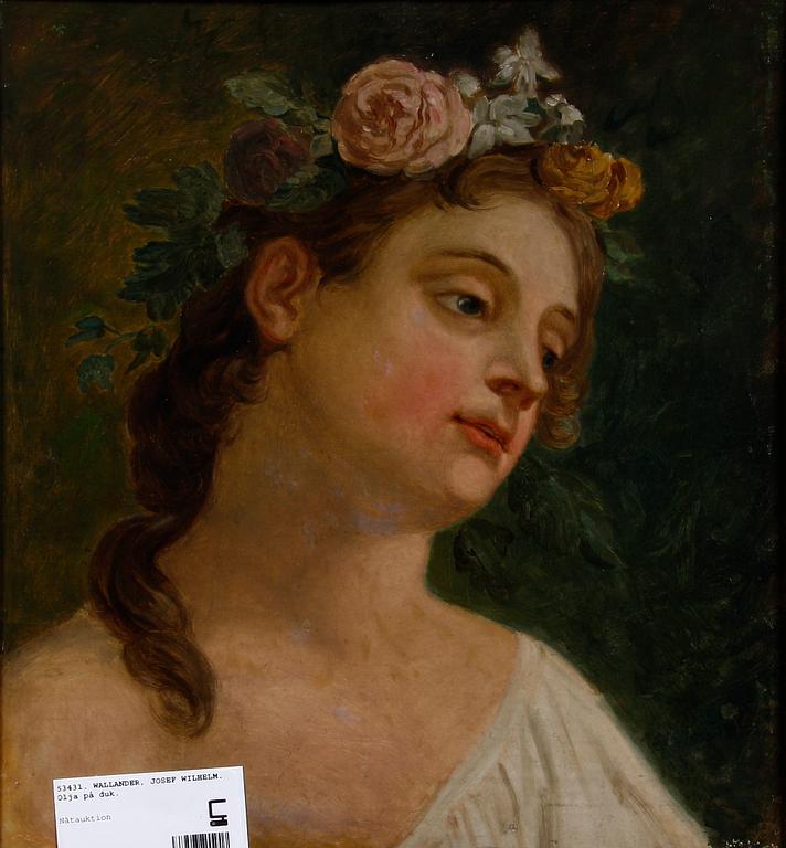 WALLANDER, JOSEF WILHELM. Olja på duk.