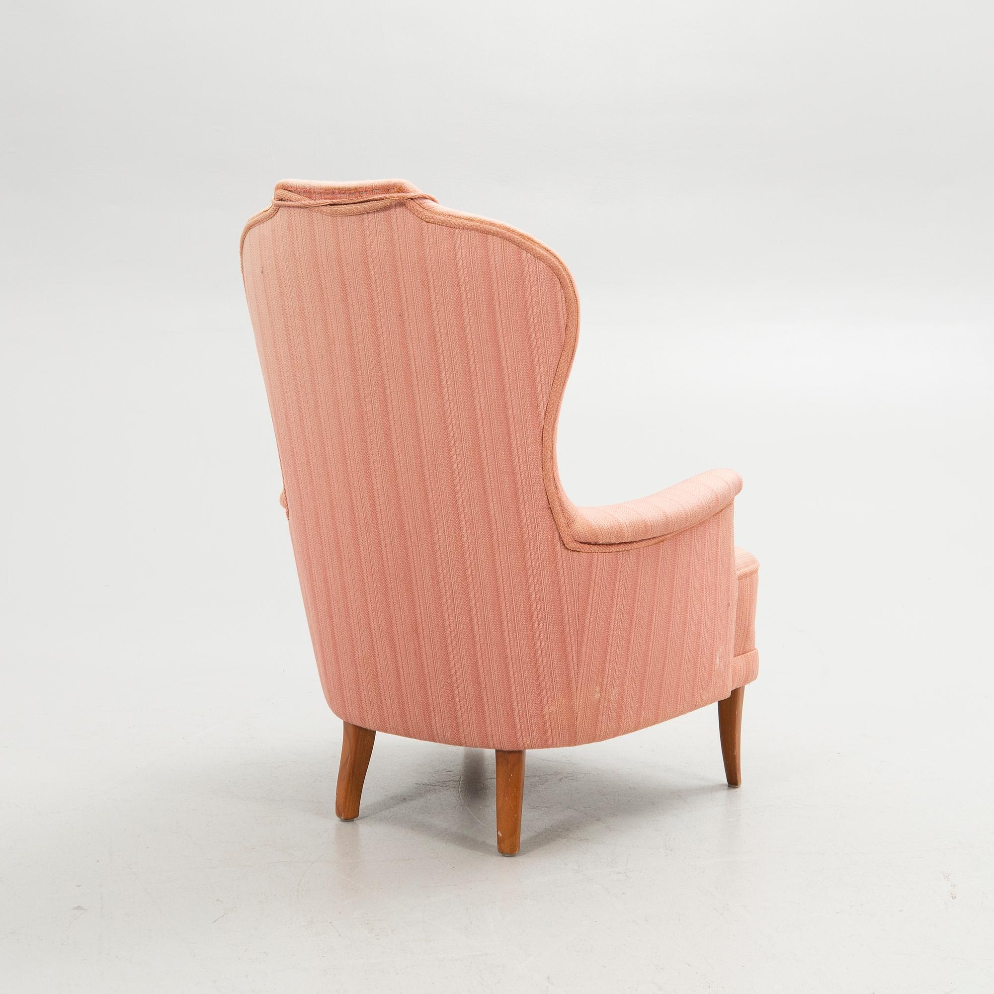Carl Malmsten, armchair, "Farmor", AB O.H. Sjögren, Tranås, second half of the 20th century.