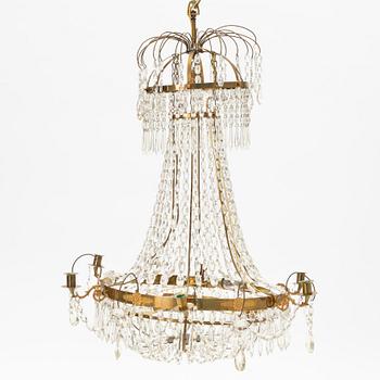Ljuskrona, Empire, 1800-talets första hälft.