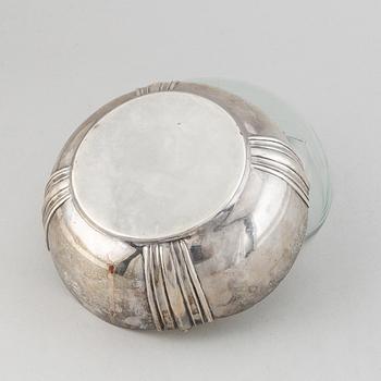 Skål, Silver och glas, Finland, 1923.