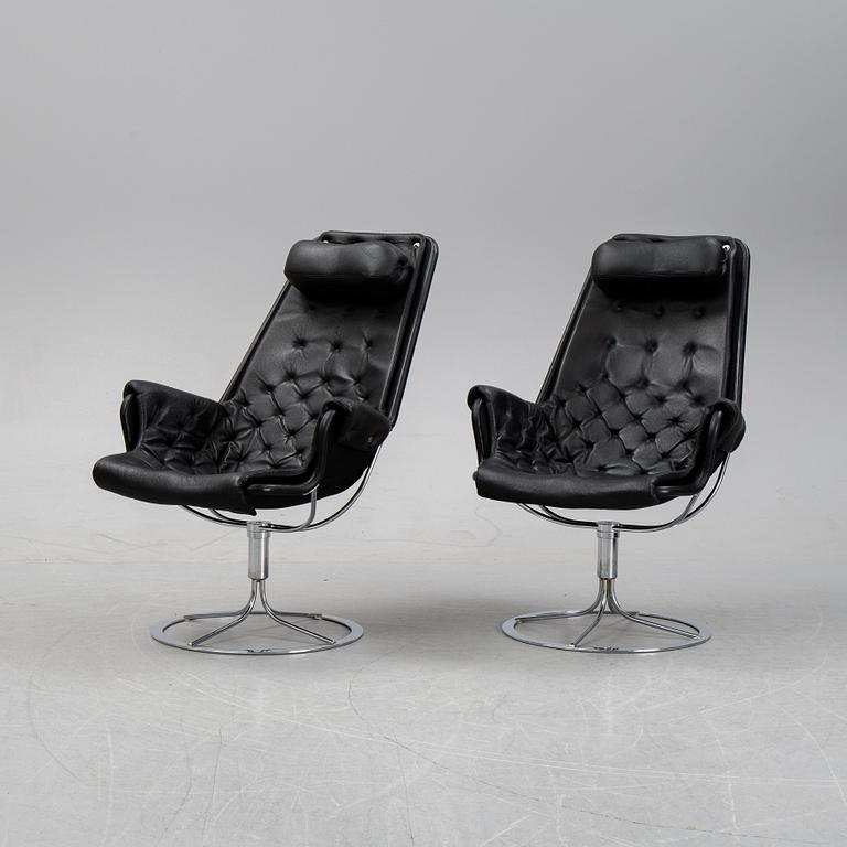 Bruno Mathsson, a pair 'Jetson' armchairs for Dux.