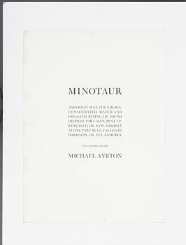 Michael Ayrton, "Minotaur", 2 pcs.