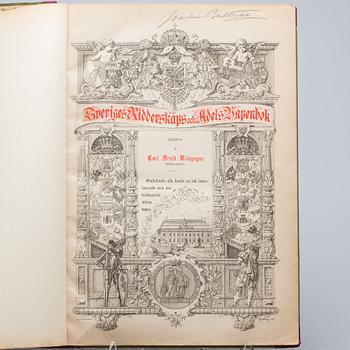 BOK, "Sveriges ridderskaps och adels vapenbok utgifven af Carl Arvid Klingspor riksheraldiker". Stockholm, 1897.