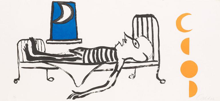 Alexander Calder, Utan titel, ur: "Le sacrilège d'Alan Kent".