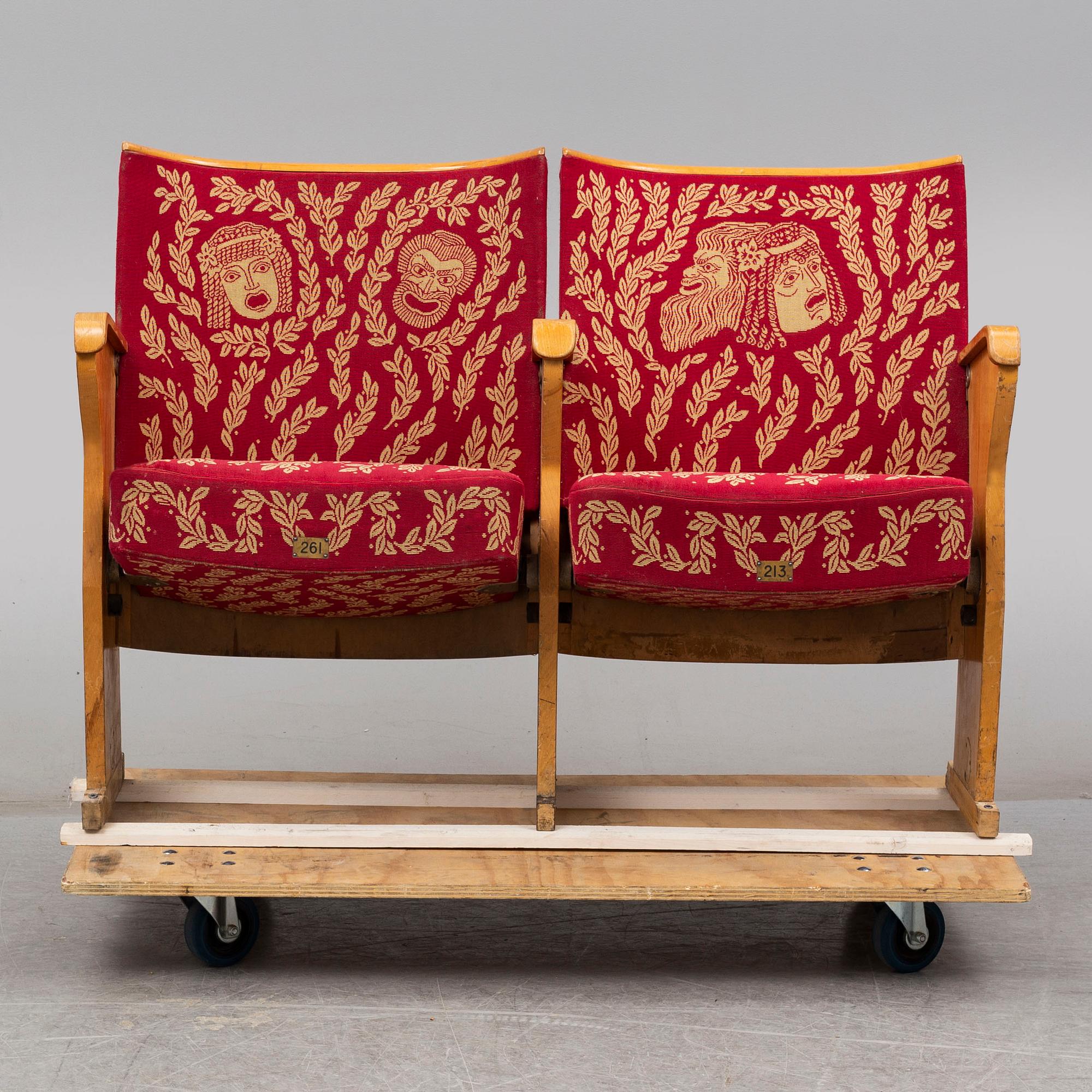 TEATERSTOLAR, Malmö Opera (tidigare Malmö Stadsteater). 1940-tal.